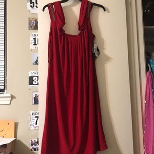 A red dress
